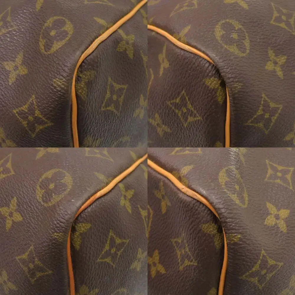 LOUIS VUITTON Brown Monogram Keepall 50 Boston Bag